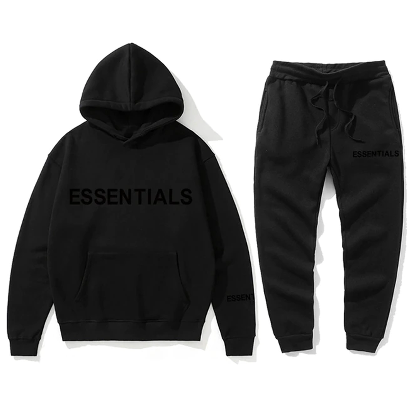 Fear of God Essentials Spring Tracksuit-black || Limited Stock