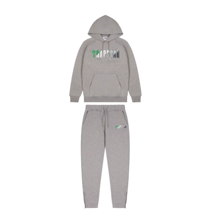 Order Now! Irongate Arch Chenille Hoodie Tracksuit - Grey at Tracksuits.store Get Fast Shipping worldwide with Easy Returns.