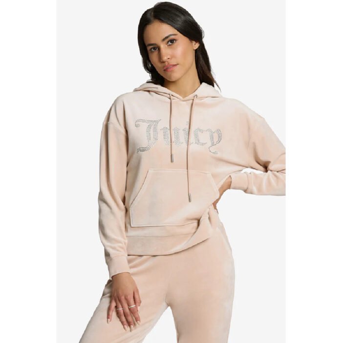 Juicy Couture Big Bling Velour Tracksuit - Opal