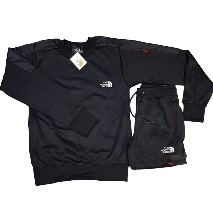 The North Face 2 Panel Cotton Tracksuit - Black