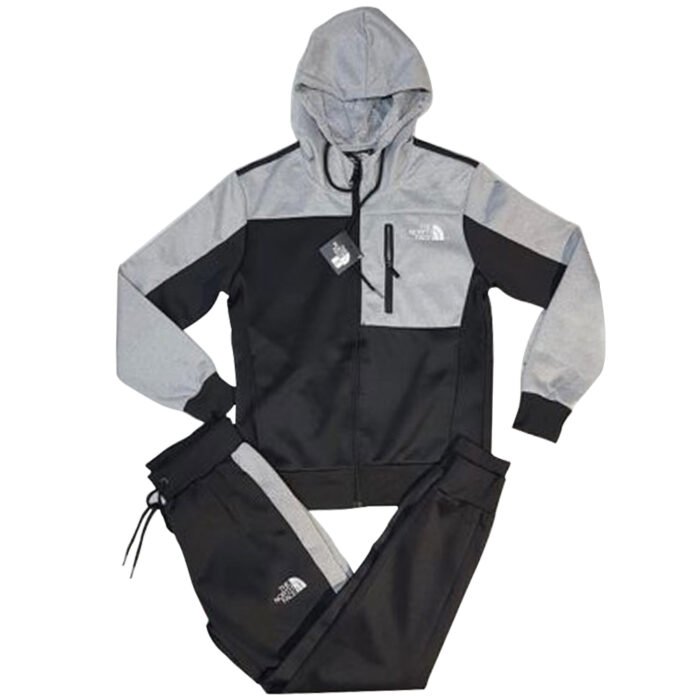 The North Face Zipper Tracksuit – Black