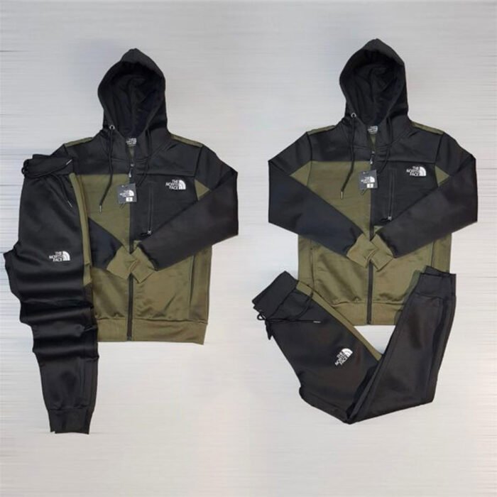 The North Face Zipper Tracksuit – Green